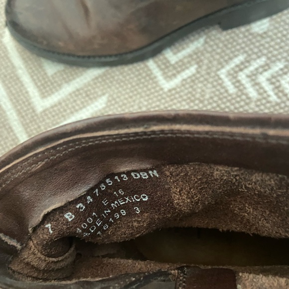 Frye brown ankle moto boot - Picture 6 of 10